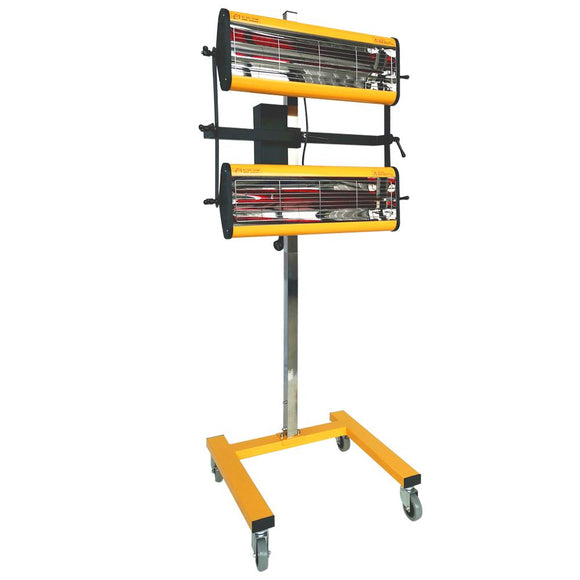Solary Electricals 2-Head Short Wave Infrared Paint Curing Lamp - Model B2E