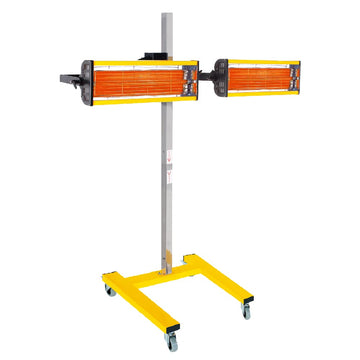 Solary 2100W 110V Shortwave Infrared Paint Curing Lamp, Paint Baking Lamp with Timer for Automotive Spray Booth, Temperature & Height Adjustable - Auto Body Collision Repair Welding Products