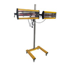 Solary 2100W 110V Shortwave Infrared Paint Curing Lamp, Paint Baking Lamp with Timer for Automotive Spray Booth, Temperature & Height Adjustable - Auto Body Collision Repair Welding Products