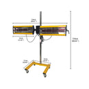 Solary 2100W 110V Shortwave Infrared Paint Curing Lamp, Paint Baking Lamp with Timer for Automotive Spray Booth, Temperature & Height Adjustable - Auto Body Collision Repair Welding Products