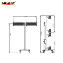 Solary 2100W 110V Shortwave Infrared Paint Curing Lamp, Paint Baking Lamp with Timer for Automotive Spray Booth, Temperature & Height Adjustable - Auto Body Collision Repair Welding Products