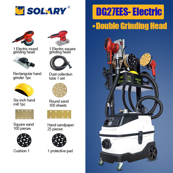 Solary Electricals Full circle dust free sanding system - DG27EES Dust-Free Sanding System - Auto Body Collision Repair Welding Products