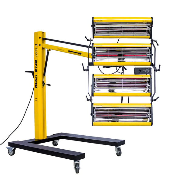 Solary Baking Infrared Paint Curing Lamp - 4KW 220V Short Wave Infrared Heat Lamp for Paint Drying, Auto Film, Body Repair - Auto Body Collision Repair Welding Products