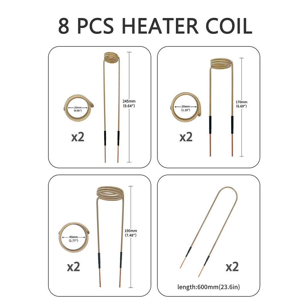 Solary Magnetic Induction Heater Kit, 1000W 110V Heat Tool