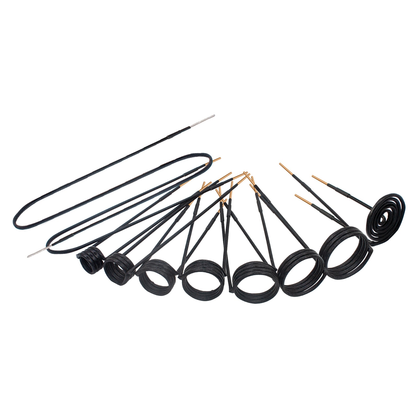 Magnetic Induction Heater Coil Kit - 10PCS Flameless Induction Heat Accessor for Removing Rusty Bolts and Nuts - A - Auto Body Collision Repair Welding Products