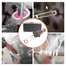 Solary Induction Heater Kit - Hand Held Magnetic Induction Heater Tool with 12 Coils for Rusty Screw Removing,1200W 110V (Orange) - Auto Body Collision Repair Welding Products