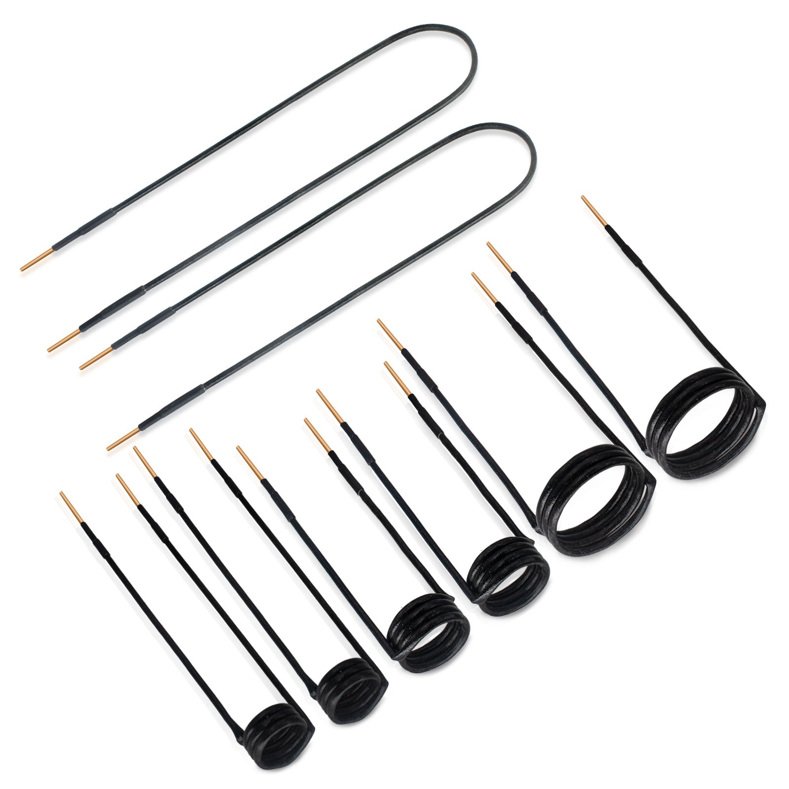Magnetic Induction Heater Coil Kit - 8PCS Flameless Induction Heat Accessor for Removing Rusty Bolts and Nuts - Auto Body Collision Repair Welding Products
