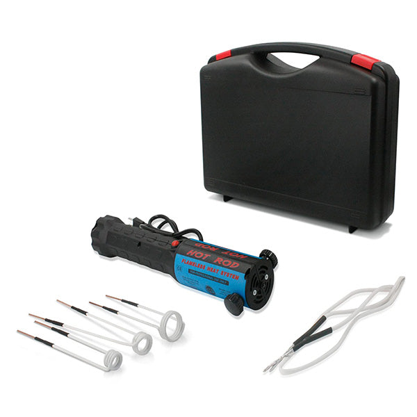 Magnetic Induction Heater Kit - 1200W 110V Portable Flameless Automotive Electromagnetic Induction Heater Bolt Removal Tool with 4 Coils - Auto Body Collision Repair Welding Products