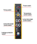 Solary Baking Infrared Paint Curing Lamp - 4KW 220V Short Wave Infrared Heat Lamp for Paint Drying, Auto Film, Body Repair - Auto Body Collision Repair Welding Products