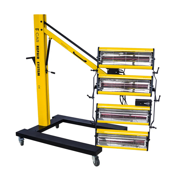 Solary Baking Infrared Paint Curing Lamp - 4KW 220V Short Wave Infrared Heat Lamp for Paint Drying, Auto Film, Body Repair - Auto Body Collision Repair Welding Products