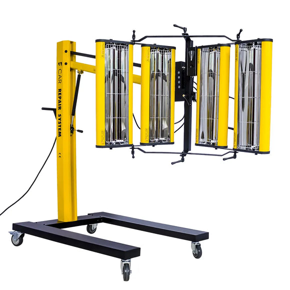 Solary Baking Infrared Paint Curing Lamp - 4KW 220V Short Wave Infrared Heat Lamp for Paint Drying, Auto Film, Body Repair - Auto Body Collision Repair Welding Products