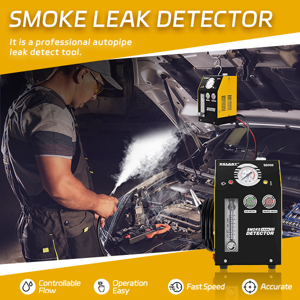 Smoke Leak Detector Automotive | Smoke Tester Built-in Air Pump ...