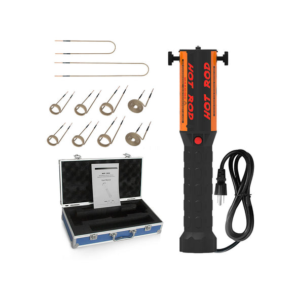 Solary Induction Bolt Heater, Handhled Bolts Heater with 10 Coils and Portable Tool Box - Auto Body Collision Repair Welding Products