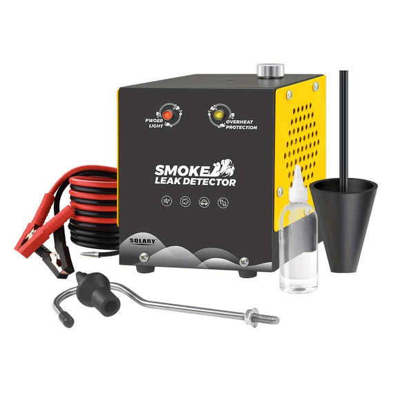 Solary Smoke Machine Automotive Leak Detector - Evap Vacuum Smoke Diagnostic Tester, Pipeline Fuel Leakage Detector Compatible - Auto Body Collision Repair Welding Products