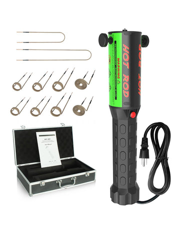 Solary Heat Induction Tool - 1100W 110V Handhled Magnetic Induction Heater Kit with 10 Coils, Rusty Screw Removing Tool - Auto Body Collision Repair Welding Products