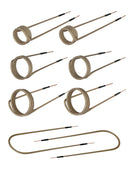Solary Magnetic Induction Heater Coil, Induction Heat Accessories (6 coils + 2 free forming coils) - Auto Body Collision Repair Welding Products