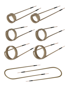 Solary Magnetic Induction Heater Coil, Induction Heat Accessories (6 coils + 2 free forming coils) - Auto Body Collision Repair Welding Products