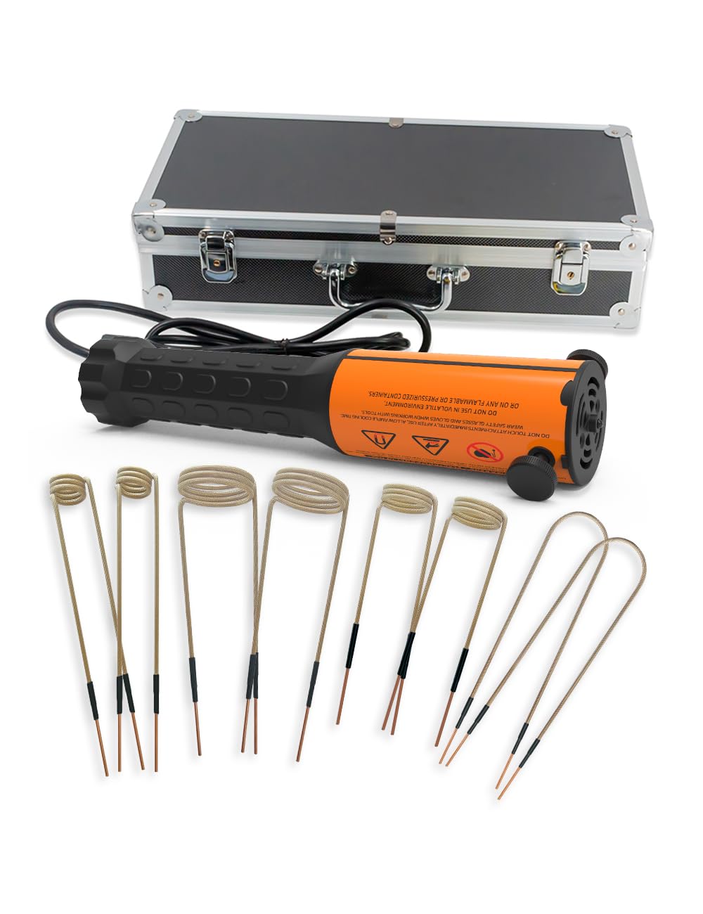 Solary Induction Bolt Heater Tool - 1100W 110V Magnetic Induction Heater Bolt Removal, Nut Buster Tool with 8 Coil for Rusty Screw Removing - Auto Body Collision Repair Welding Products