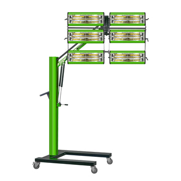 Solary Baking Infrared Paint Curing Lamp, 6KW 220V Short Wave Infrared Heat Light for Paint Drying, Auto Film, Body Repair - Auto Body Collision Repair Welding Products