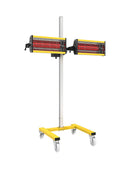 Solary Shortwave Infrared Paint Curing Lamp - 1600W 110V Paint Baking Lamp with Timer for Automotive Spray Booth, Temperature & Height Adjustable - Auto Body Collision Repair Welding Products