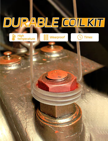 Solary Magnetic Induction Heater Coil, Induction Heat Accessories (6 coils + 2 free forming coils) - Auto Body Collision Repair Welding Products