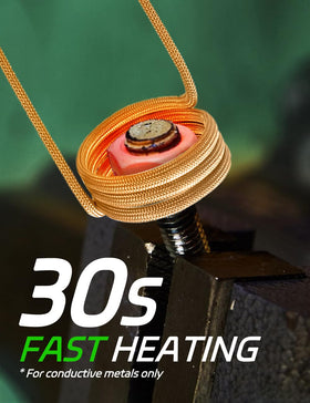 Solary Heat Induction Tool - 1100W 110V Handhled Magnetic Induction Heater Kit with 10 Coils, Rusty Screw Removing Tool - Auto Body Collision Repair Welding Products