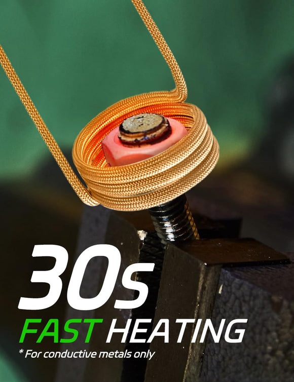 Solary Heat Induction Tool - 1100W 110V Handhled Magnetic Induction Heater Kit with 10 Coils, Rusty Screw Removing Tool - Auto Body Collision Repair Welding Products