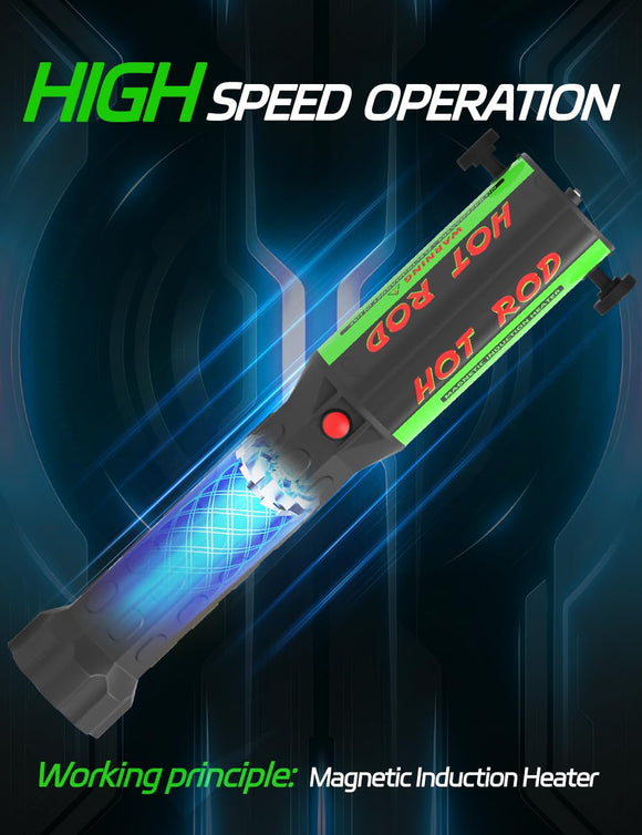 Solary Heat Induction Tool - 1100W 110V Handhled Magnetic Induction Heater Kit with 10 Coils, Rusty Screw Removing Tool - Auto Body Collision Repair Welding Products