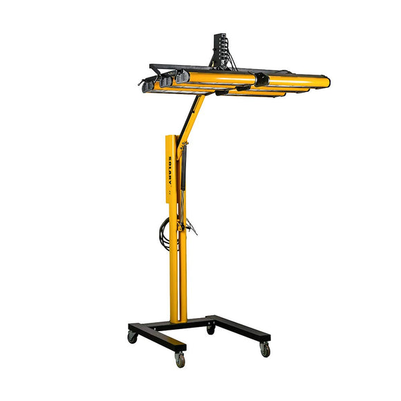 Solary Paint Curing Lamp Short Wave Baking Infrared 220V Infrared Heater Car Bodywork Repair Paint Dryer Stand Mobile 6x1000W - Auto Body Collision Repair Welding Products