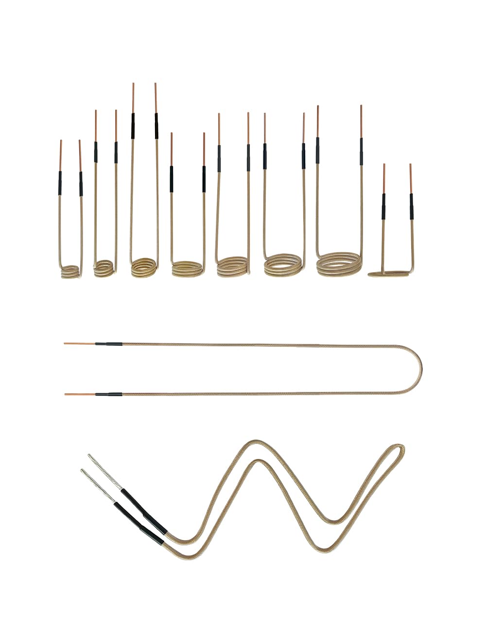 10Pcs Induction Heater Preformed Coil Kit with Flexibility and Long Lifespan for Magnetic Induction Heater, Removing Rusty Bolts and Nuts - Auto Body Collision Repair Welding Products