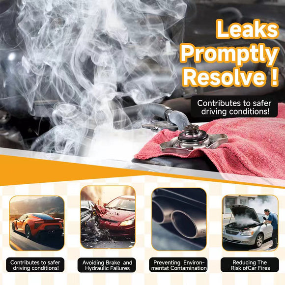 Solary Smoke Machine Automotive Tool - Fuel Leak Detectors Tester Built-in Air Compressor Motor