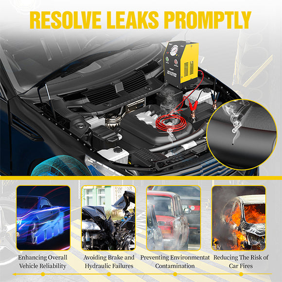 Solary SD302 Smoke Machine for Car - EVAP Smoke Machine Tester for Vacuum Leaks DC 12V - Auto Body Collision Repair Welding Products