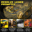 Automotive Smoke Machine Leak Detector - Solary 12V DC Vacuum Smoke Diagnostic Tester Built-in Air Pump - Auto Body Collision Repair Welding Products