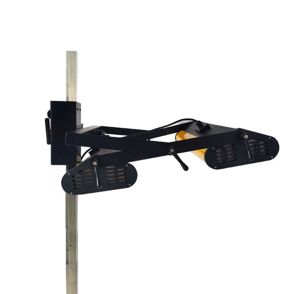 Solary Electricals 2-Head Short Wave Infrared Paint Curing Lamp - Model B2EA