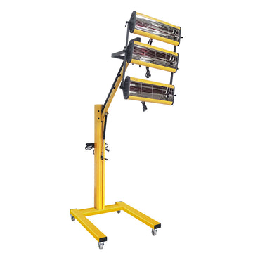 Solary Electricals 3-Head Short Wave Infrared Paint Curing Lamp - Model B3EA