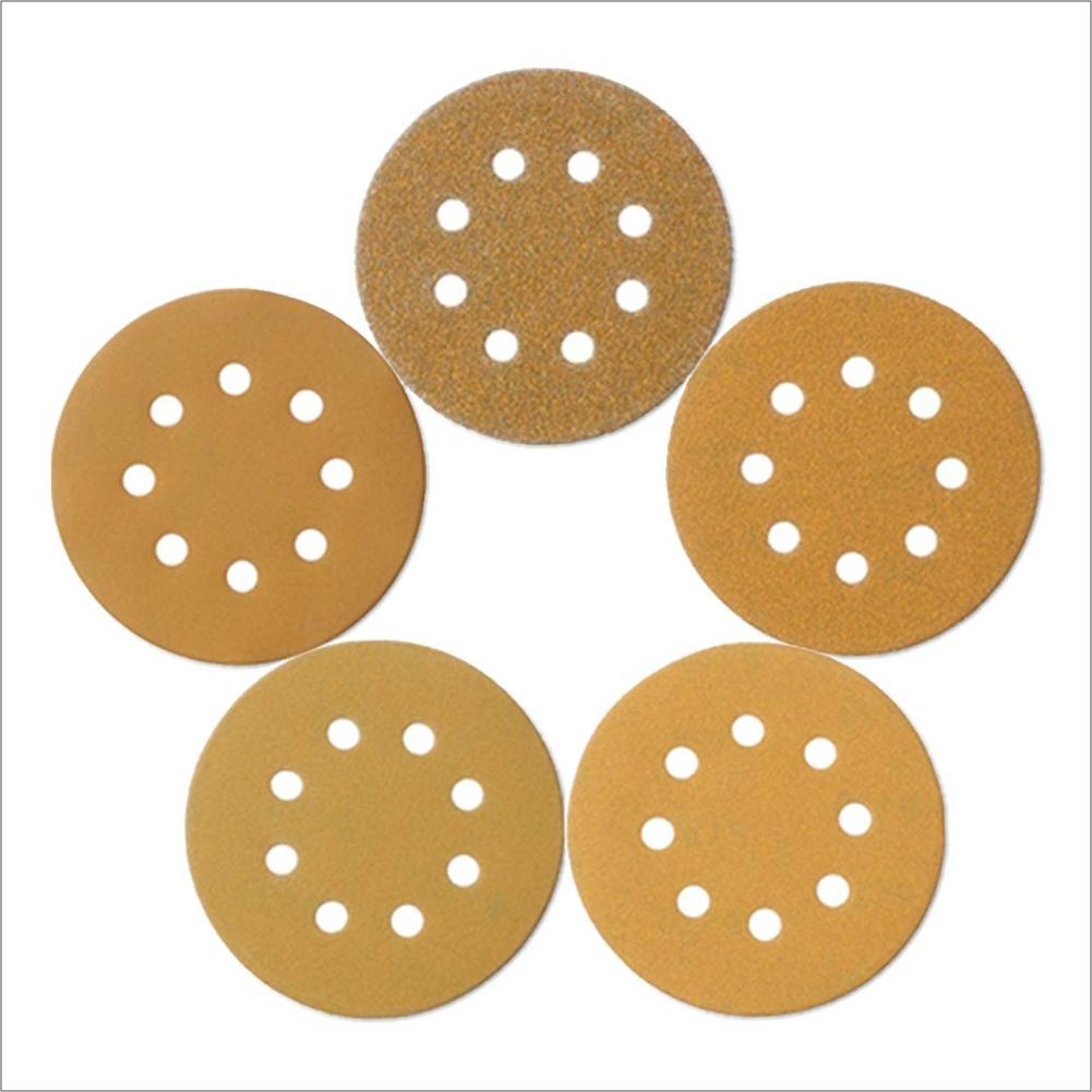 Solary Electricals 8-hole 5" Sanding Disc Sand Paper - Auto Body Collision Repair Welding Products