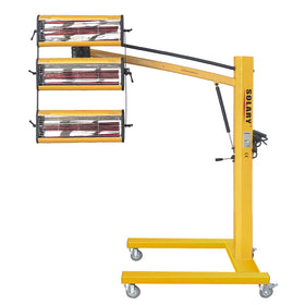 Solary Electricals 3-Head Short Wave Infrared Paint Curing Lamp - Model B3EA