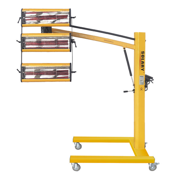 Solary Electricals 3-Head Short Wave Infrared Paint Curing Lamp - Model B3EA