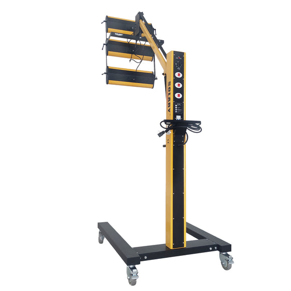Solary Electricals 3-Head Short Wave Infrared Paint Curing Lamp - Model B3E - Auto Body Collision Repair Welding Products