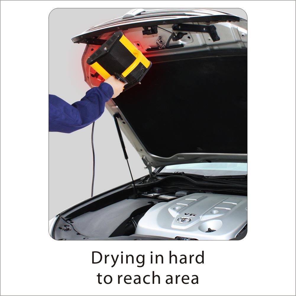Solary Electricals Single-Head Hand Held Infrared Curing Lamp - Model B1M - Auto Body Collision Repair Welding Products