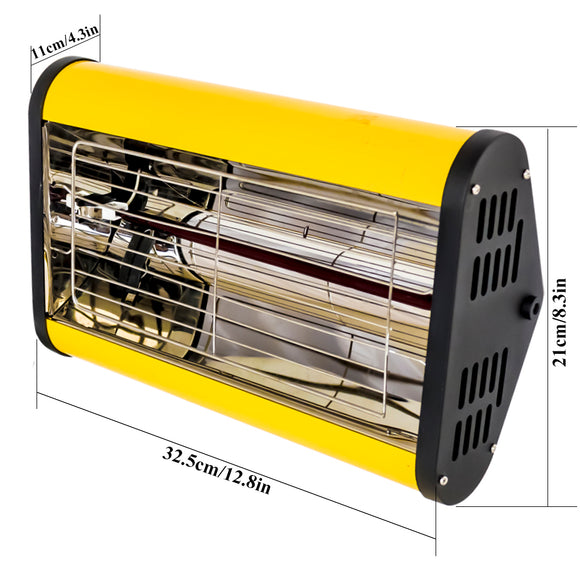 Solary Electricals Single-Head Hand Held Infrared Curing Lamp - Model B1M10 - Auto Body Collision Repair Welding Products