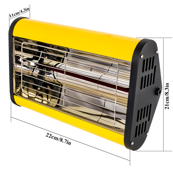 Solary Electricals Single-Head Hand Held Infrared Curing Lamp - Model B1M2 - Auto Body Collision Repair Welding Products