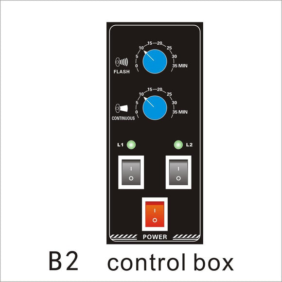 Solary Electricals 2-Head Short Wave Infrared Paint Curing Lamp - Model B2 - Auto Body Collision Repair Welding Products