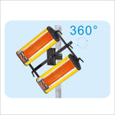 Solary Electricals 2-Head Short Wave Infrared Paint Curing Lamp - Model B2 - Auto Body Collision Repair Welding Products