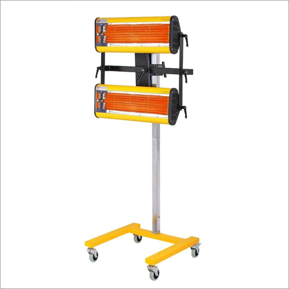 Solary Electricals 2-Head Short Wave Infrared Paint Curing Lamp - Model B2 - Auto Body Collision Repair Welding Products