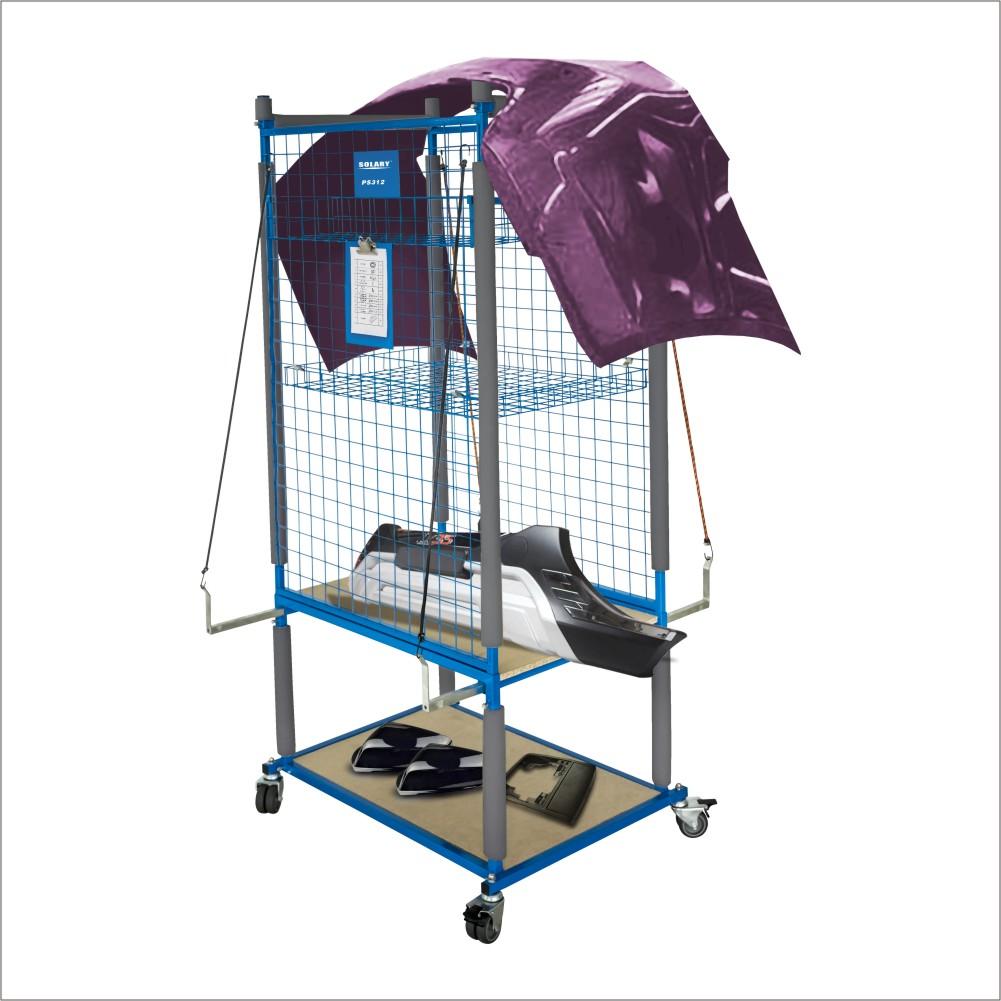 Solary Electricals PS312 Parts Cart Heavy Duty Cart - Auto Body Collision Repair Welding Products